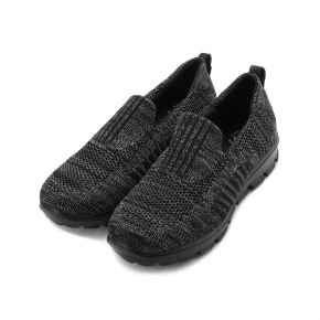 老船長 飛織套式休閒鞋 黑 男鞋
