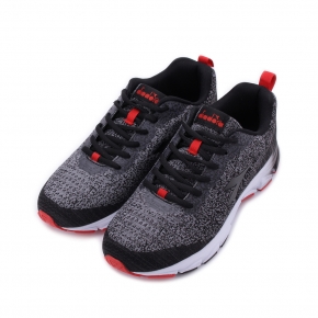 DIADORA 針織輕量跑鞋 黑 DA71106 男鞋