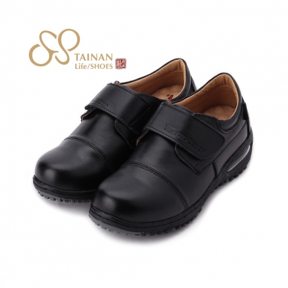 ZOBR 牛皮魔鬼氈氣墊鞋 黑 女鞋