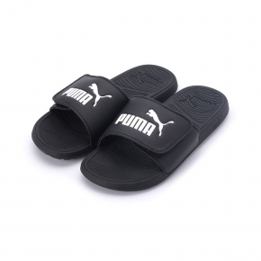 PUMA Cool Cat 2.0 魔鬼氈拖鞋 黑白 389112-01 男鞋