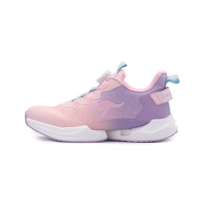 KANGAROOS RAZER 旋鈕穩定片運動鞋 粉紫 KK41803 大童鞋