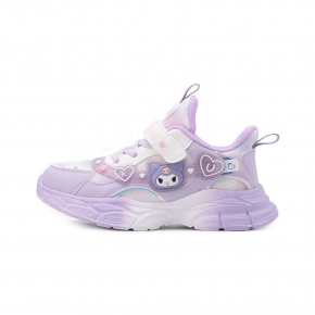 酷洛米 渲染側塑片運動鞋 紫 中大童鞋