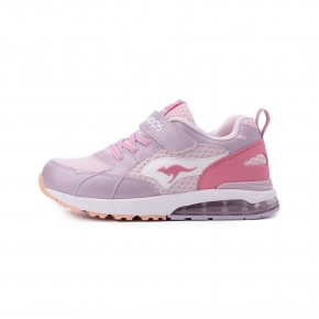 KANGAROOS K-RIDER 3 魔鬼氈氣墊運動鞋 粉紫 KK51274 中大童鞋