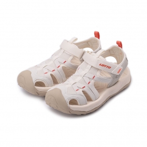 LOTTO 悠活 護趾涼鞋 米 LT5AWS9331 女鞋