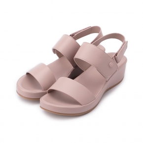 RIN RIN 魔鬼氈船台涼鞋 粉 女鞋