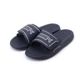 PUMA ROYALCAT COMFORT 2 魔鬼氈拖鞋 深藍 40033804 男鞋