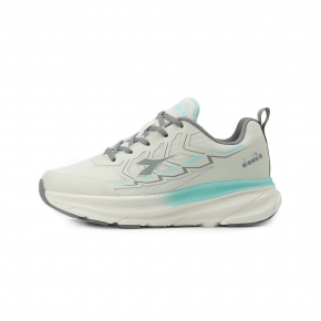 DIADORA 律動 寬楦避震跑鞋 米藍 DA31801 女鞋