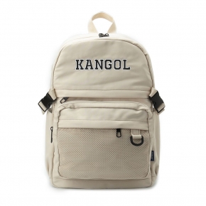 KANGOL 字母後背包 米白 6225174301