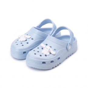 大耳狗 銀蔥園丁鞋 藍 中大童鞋