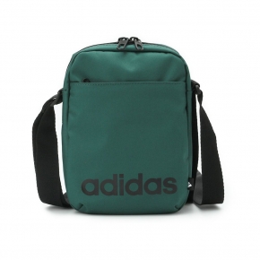 ADIDAS  LINEAR ORG 側背小包 綠 IN6129