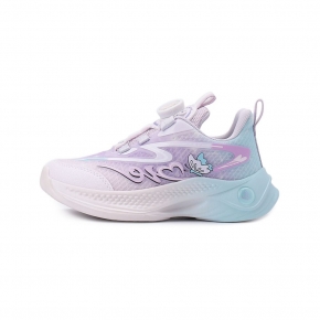 TE TE 渲染蝴蝶旋鈕運動鞋 紫 大童鞋