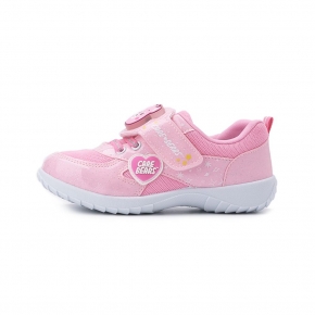 彩虹熊 魔鬼氈電燈運動鞋 粉 CBKX59963 中童鞋