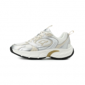 KANGAROOS RUNSKY 千禧復古跑鞋 白銀金 KW51859 女鞋