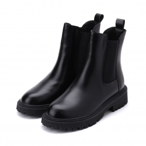 RIN RIN 彈力靴 黑 女鞋