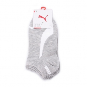 PUMA NOS 素色彎刀腳踝襪 三雙組 灰 BB158403