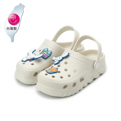 大耳狗 洞洞園丁鞋 米白 女鞋