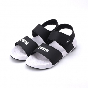 PUMA SOFTRIDE SANDAL PURE 運動涼鞋 黑白 389083-03 男鞋