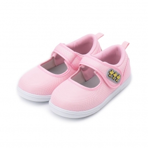 SNOOPY 側飾片魔鬼氈輕便鞋 粉 S25965 中童鞋