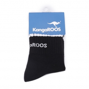 KANGAROOS 花邊造型休閒襪 黑 KA52560