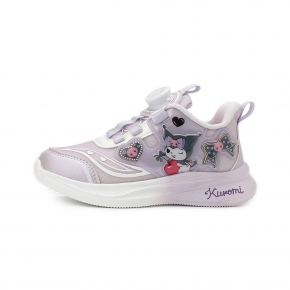 酷洛米 旋扣運動鞋 紫 中大童鞋