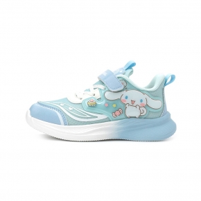 大耳狗 魔鬼氈運動鞋 藍 中大童鞋