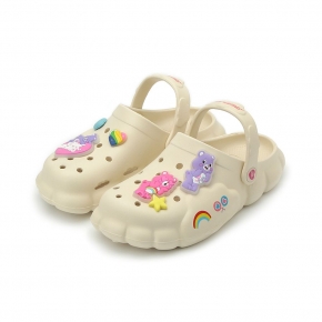 彩虹熊 雲朵洞洞鞋 米 CBKG59901 大童鞋