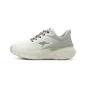 KANGAROOS RUN LUNAR 2 寬楦輕量跑鞋 灰卡其綠 KW52211 女鞋