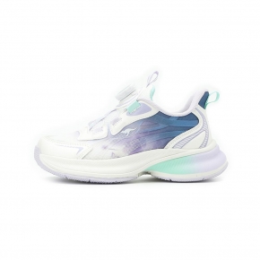 KANGAROOS FANTASY 旋扣慢跑鞋 白紫 KK61387 中大童鞋