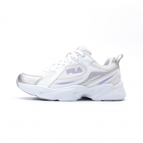 FILA 復古運動慢跑鞋 白紫 5-J917Z-159 女鞋