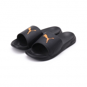 PUMA SOFTRIDE TEAMCAT 運動拖鞋 黑橘 402875-04 男鞋