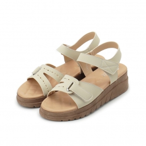 RIN RIN 魔鬼氈涼鞋 米 女鞋