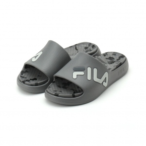 FILA 側LOGO迷彩拖鞋 灰 4-S351A-444 男鞋