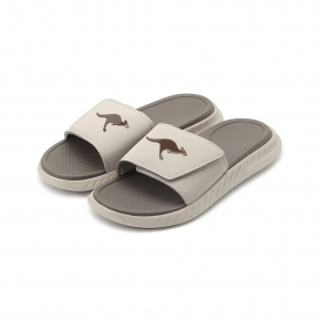 KANGAROOS HUPER SLIDE 厚片吐司拖鞋 米 KM61191 男鞋